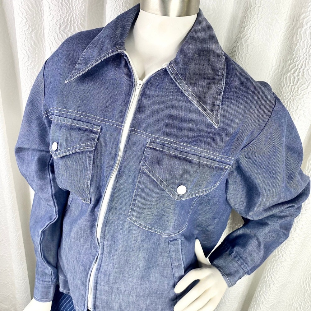 Vintage Goodyear Racing Jacket, Dagger Collars, Vintage Racing Gear, Size Medium - Picture 5 of 11